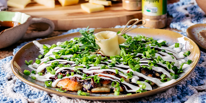 Receita: Okonomiyaki com Gengibre em P